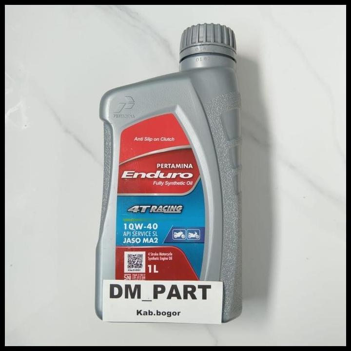 HOT DEAL OLI PERTAMINA ENDURO RACING 4T SAE 10W 40 1L SATRIA FU VIXION BYSON CB150R CBR150 GTR TIGER