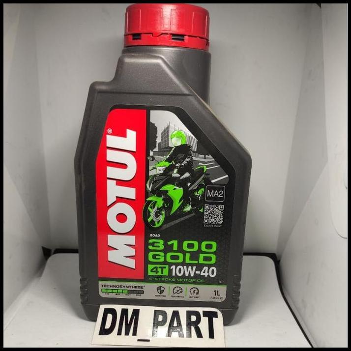DISKON OLI MOTUL 4T 4STROKE MOTOR OIL 3100 GOLD MA2 10W40 10 W 40 TECHNOSYNTHESE 1 L LITER CBR150 CB