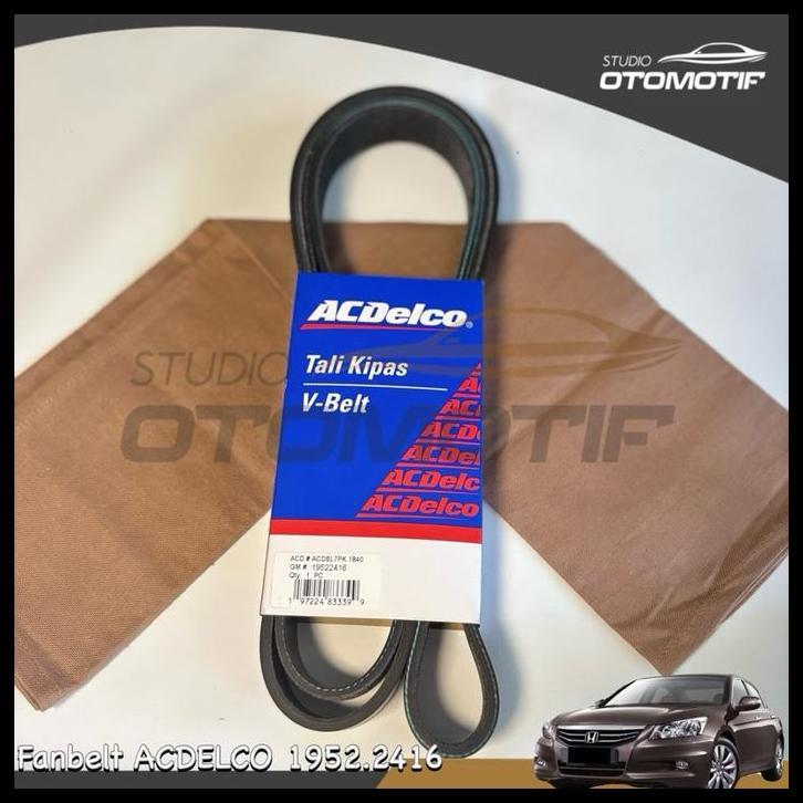 DISKON FANBELT ALTERNATOR AC ACCORD CP2 GEN8 2008-2012 ACDELCO 2416 FAN BELT VBELT SABUK TALI KIPAS 