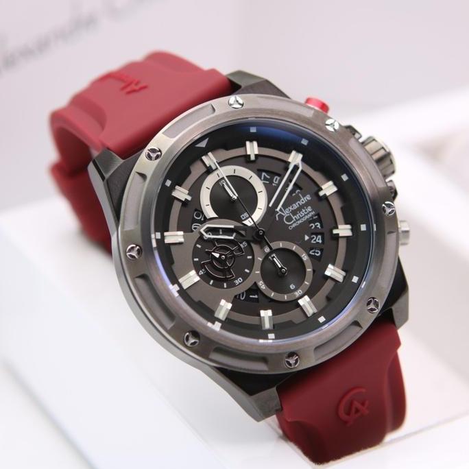 Jam Tangan AC6506 Pria Alexandre Christie AC 6506 / 6491 - Tali Kulit