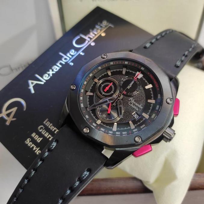 Jam PRIA ORINAL Alexandre Christie Ac 6663 MC Leather All Stainless