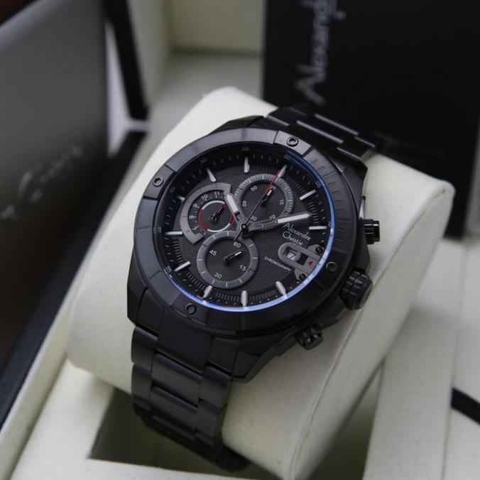 Jam Tangan Pria Alexandre Christie 6631 AC 6631 MC Rantai Orinal