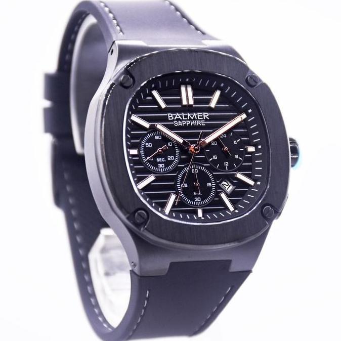 Jam Tangan Pria Balmer 8823 Rubber-Saphire Glass
