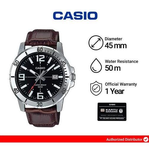 Jam Tangan CASIO MTP-VD01L-1B Pria