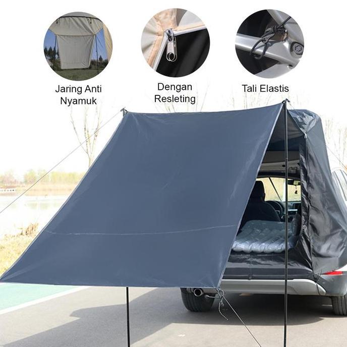 Tenda Camping Mobil Lipat Waterproof | Tenda Camping Belakang Mobil | Tenda Camping Mobil Outdoor | 