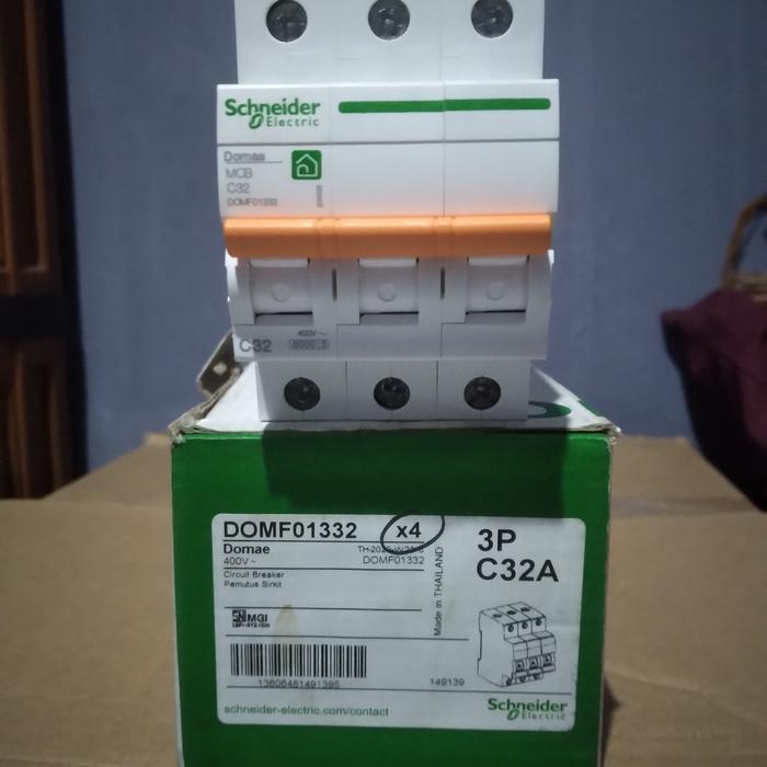 Mcb 3 Phase 32 Ampere Original Dan Terpercaya