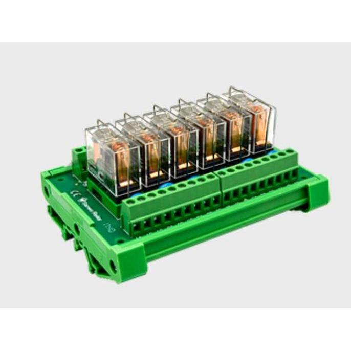Diskon 6 Channel Omron Plc Control Panel Relay Module G2R-1-E 24V Dc Npn Pa37