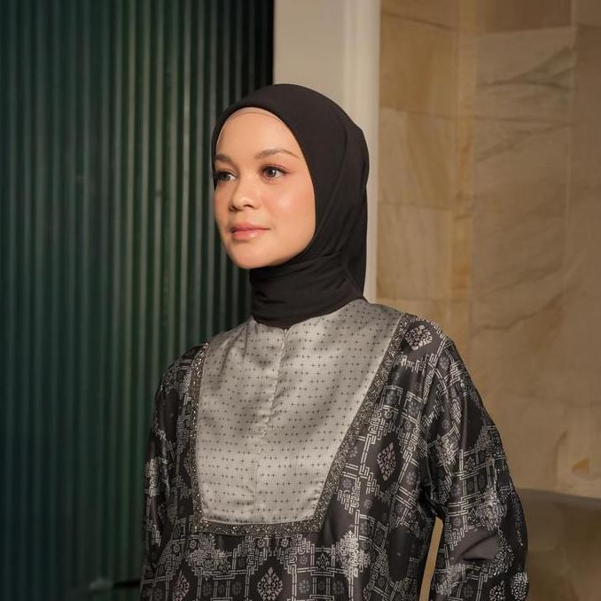 Promo [Minor] Zm Zaskia Mecca - Libby Gamis Wanita - Teman Serumpun - Edisi Laos | Dress Kain Silk F