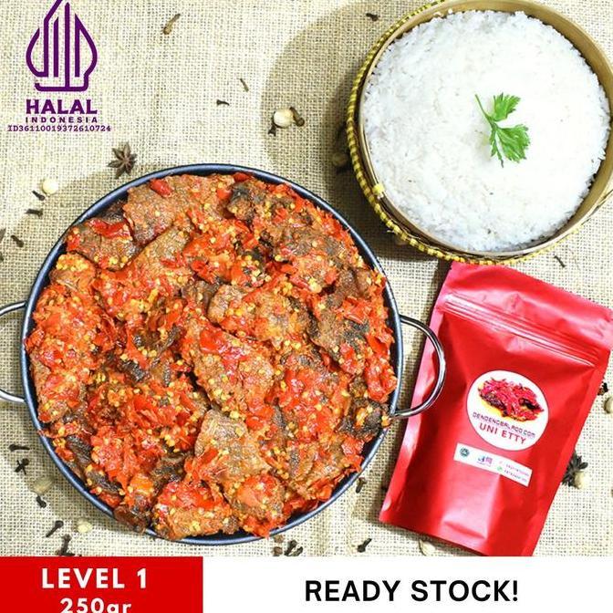 Dendeng Balado Lambok Batokok / Dendeng Basah (Cabe Merah) - ASLI PADANG - Siap Saji