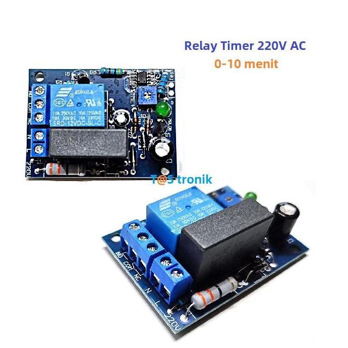 Terjangkau Relay Delay 220V Ac Timer 220V Adjustable Relay Delay 0-10 Menit