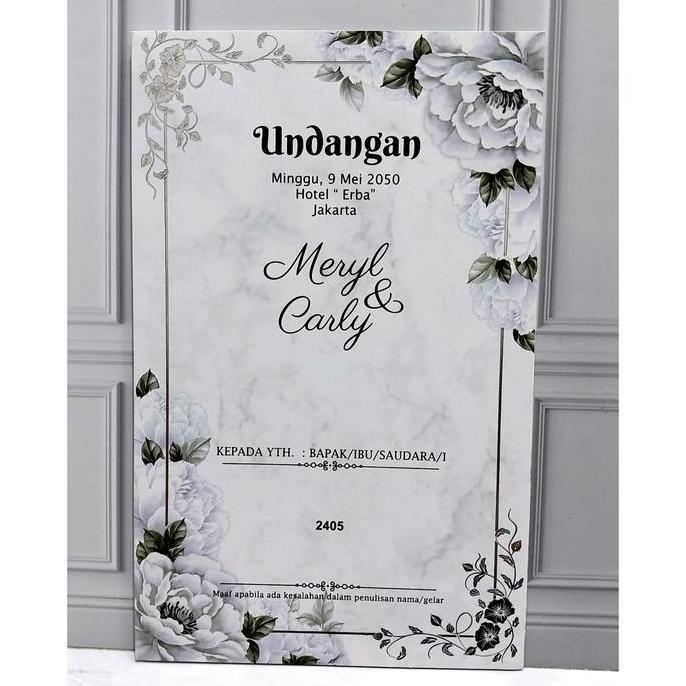 Blangko Undangan Erba 2405 Isi 100 Lembar murah