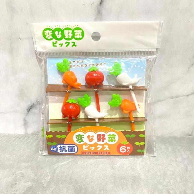 Food Pick Japan Bento Pick Dino Hat Vegetable Bando Origami Jepang murah