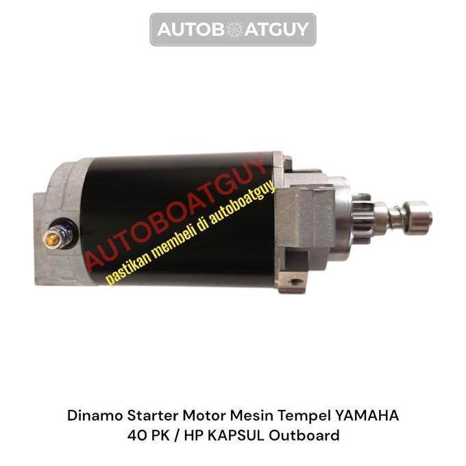 Dinamo Starter Motor Mesin Tempel YAMAHA 40 PK / HP KAPSUL Outboard