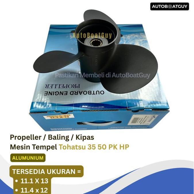 Propeller / Baling-Baling / Kipas Mesin Tempel TOHATSU 35 - 50 PK HP