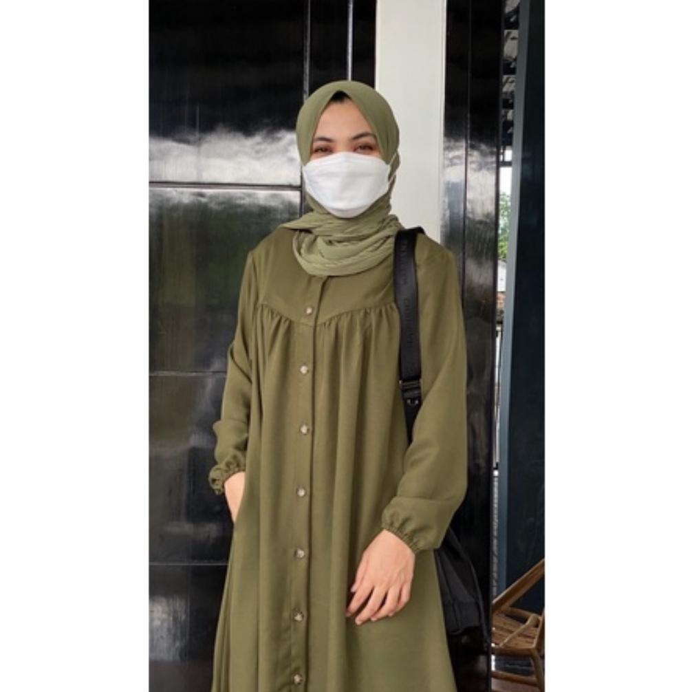 Syakila Long Tunik Basic Tunik Polos Oversize