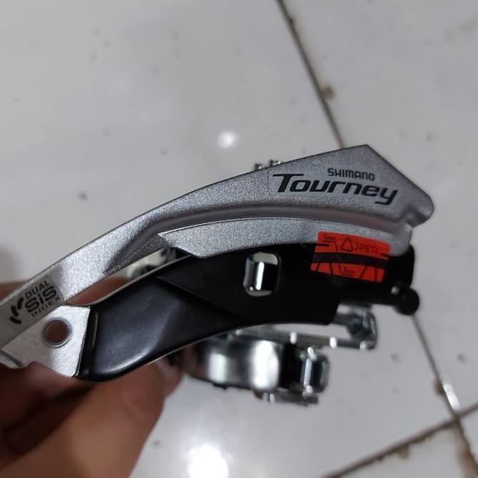 Murah fd sepeda shimano 3 speed ukr 31.8mm tarikan bawah Non COD