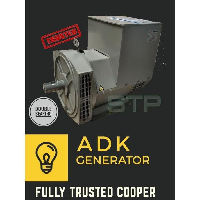 Dinamo Listrik Altenator Generator Double Bearing 11Kva - 160Kva Adk