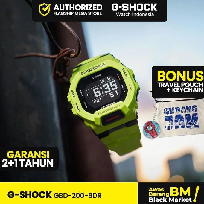G-Shock GBD-200-9DR | Jam Tangan Pria Cowok | Dital | Anti Air | Orinal | Casio G-Shock Watches | GS