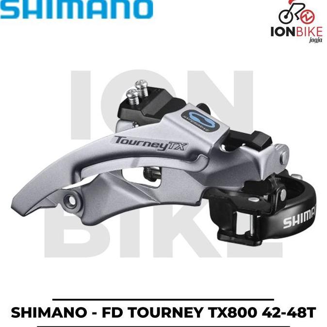 Fd Shimano Tourney Tx800 3 Speed Triple Top Swing Dual Pull Max 48T Tx-800 42T 42 48 T Tarikan Atas 
