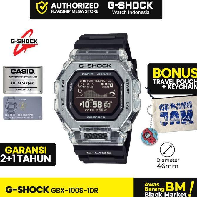 Jam Tangan Pria G-Shock GBX-100S-1DR GBX-100S-1D GBX-100S GBX100S GBX 100S