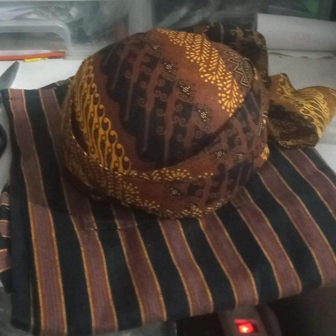 Baju Sojan Lurik Pakaian Adat Jawa Ukuran Dewasa