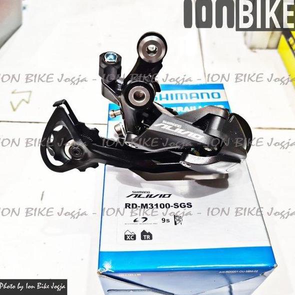 Rd Shimano Alivio M3100 9 Speed M 3100 Sgs Shadow Sepeda Mtb