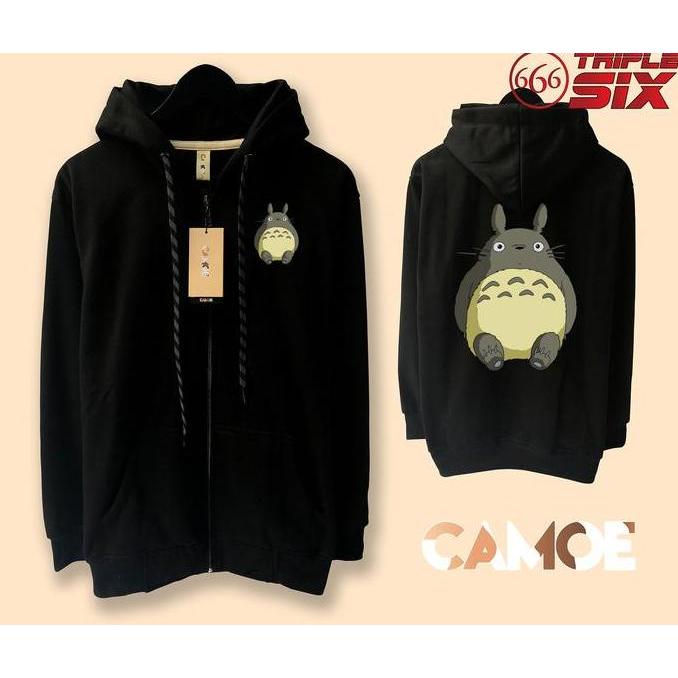 Jaket Hoodie Zipper Anime Totoro