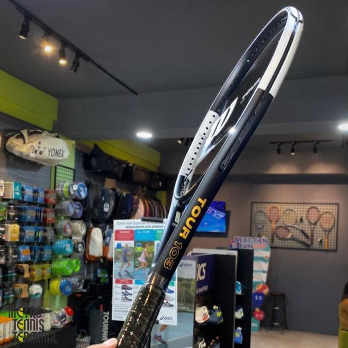 Wilson Tour 103 Black Grey Tennis Racket ( Raket Tennis Wilson Pemula )