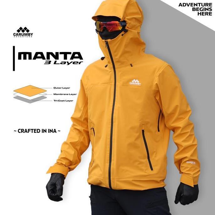 Jaket Gunung Carumby Manta 3 layer Wateroof
