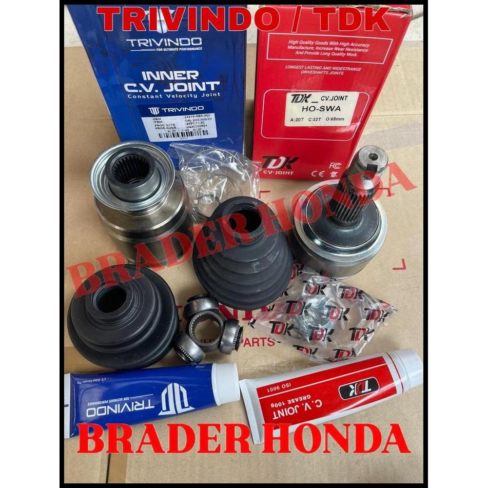 TERMURAH CV JOINT AS RODA LUAR DALAM DRIVESHAFT CRV GEN 3 RE1 RE3 2007 2008 2009 2010 2011 2012 HOND