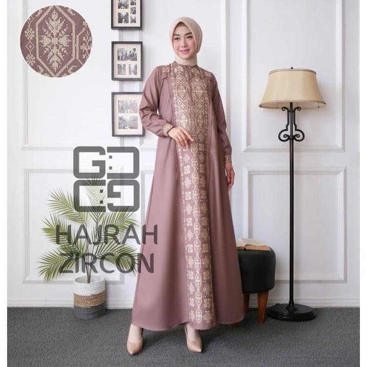 Gamis Hajrah Zircon Kualitas Original Toyobo