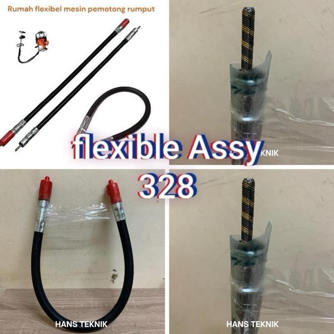Flexible Liner Assy BG328 / Sarung Flexible Komplit + seling / rumah flexble 328 Potong Rumput Gendo