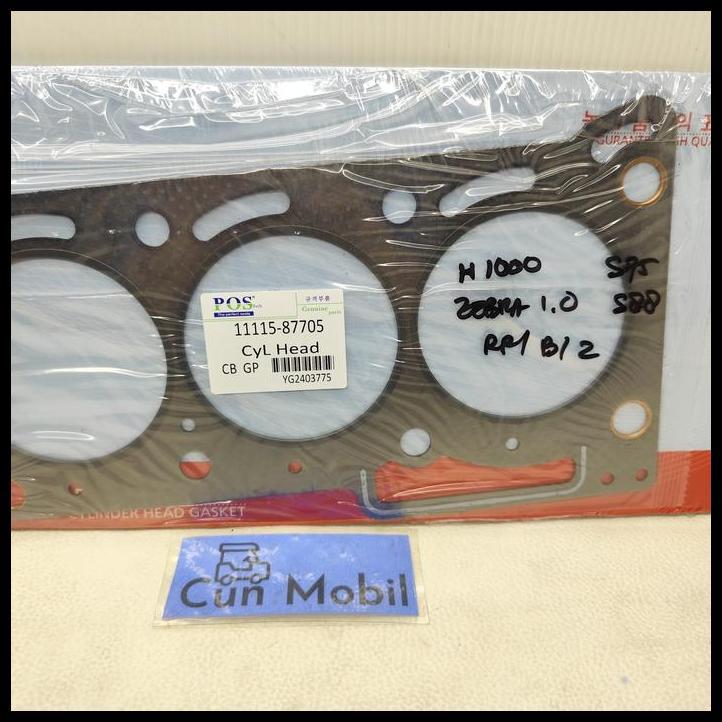 TERLARIS PAKING HEAD HIJET 1000 ZEBRA 1000CC CHARADE G10 G11 3 CYLINDER