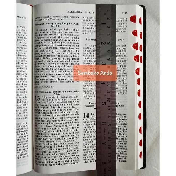 Kitab Suci. Alkitab Kristen Bahasa Jawa. Ukuran Besar. FJAWAV 062 TI. LAI. Bahasa Daerah