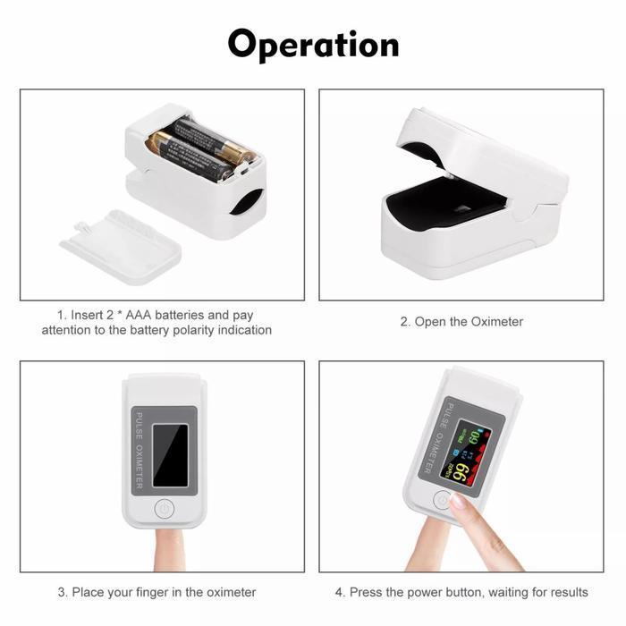 Paket Oximeter Pulse So 911 Oxymeter Oksimeter Fingertip Pulse Spo2 Original Dan Terpercaya
