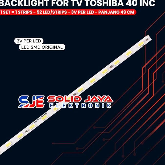 BACKLIGHT TV LED 40 INC 40L2550VJ 40L5550VJ V400HJ6-ME2-TREM1 LAMPU BL 40L2550 40L5550 SMD