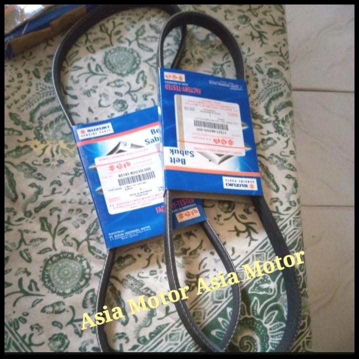 DISKON FAN VAN BELT TALI KIPAS MESIN SET SUZUKI BALENO LAMA OLD 1996 - 2002 