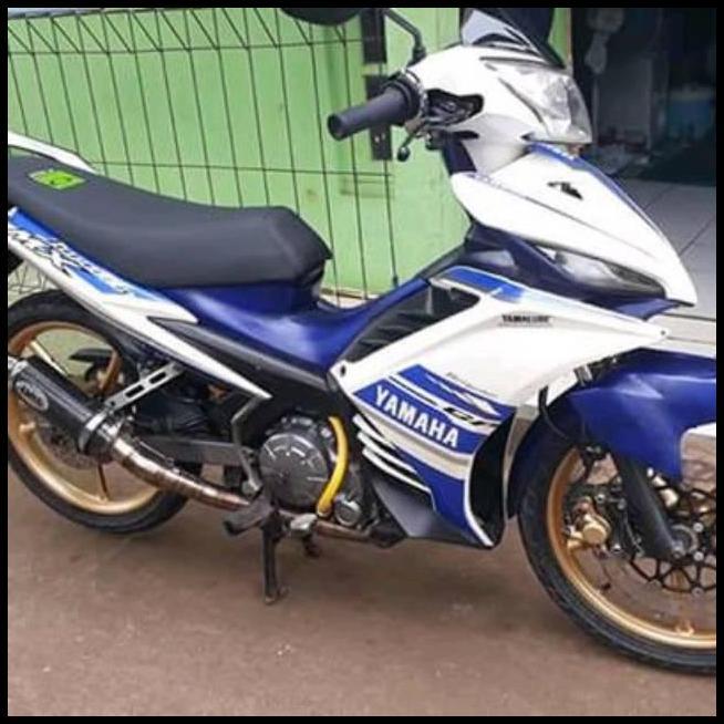 TERMURAH (ORI) STRIPING YAMAHA JUPITER MX NEW 2014 GP SERIES BIRU PUTIH