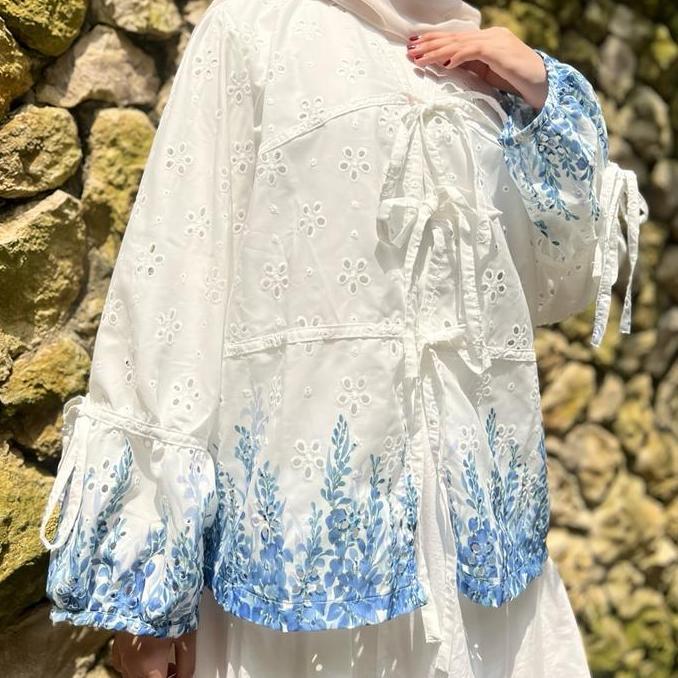 Florea outer -cotton embroidery edition // outer korean style//outer jumbo//atasan couquette