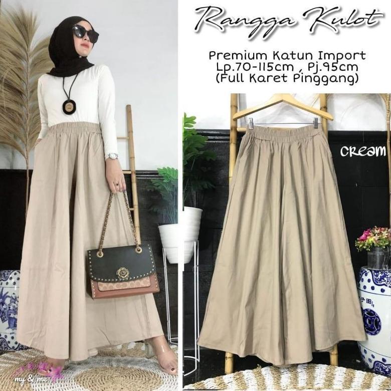 Celana Kulot Wanita Jumbo | Rangga Kulot |  Bahan Katun twill XXL