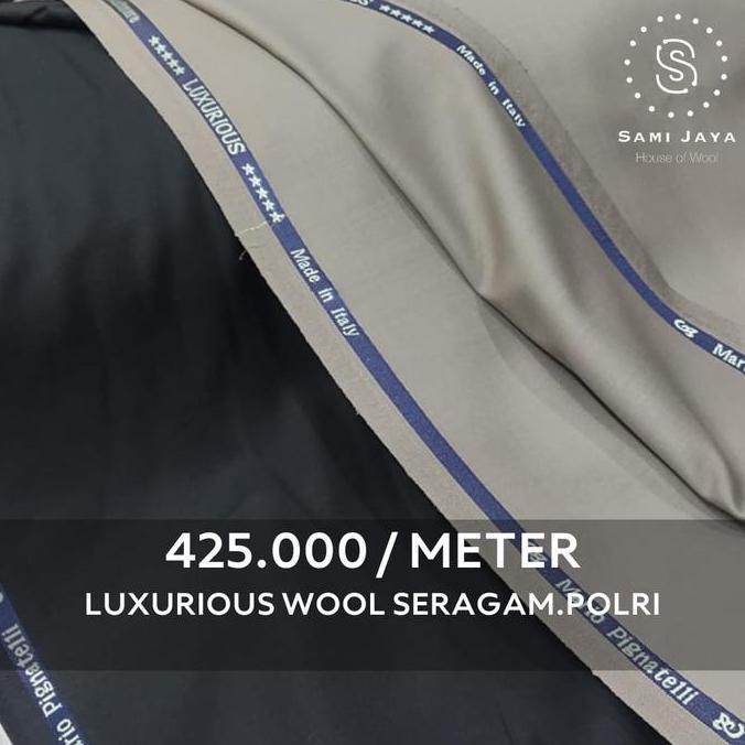 Kain Bahan Seragam Polri LUXURIOUS WOOL