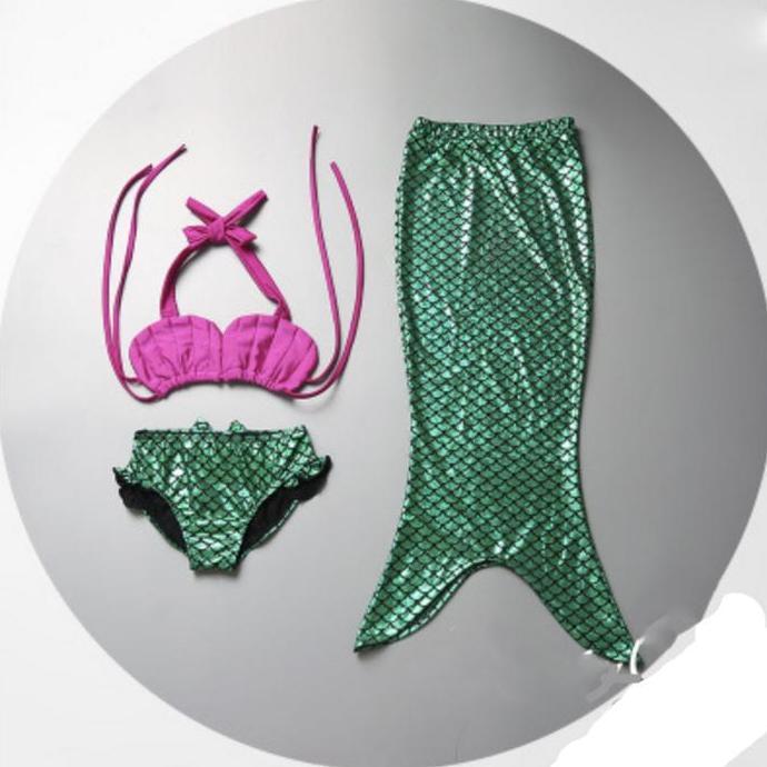 Costume Renang Duyung Anak Kostum Putri Duyung Mermaid Shell Anak
