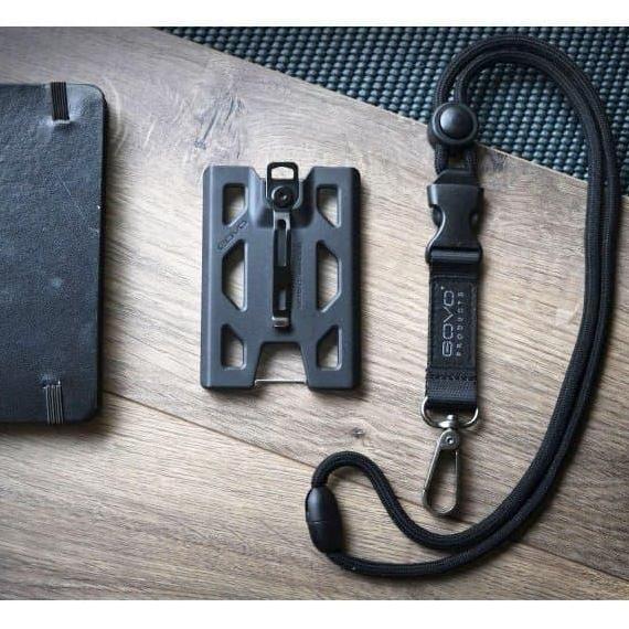Bundle GoVo Badge ID Card Holder + T3 Lanyard Plastic