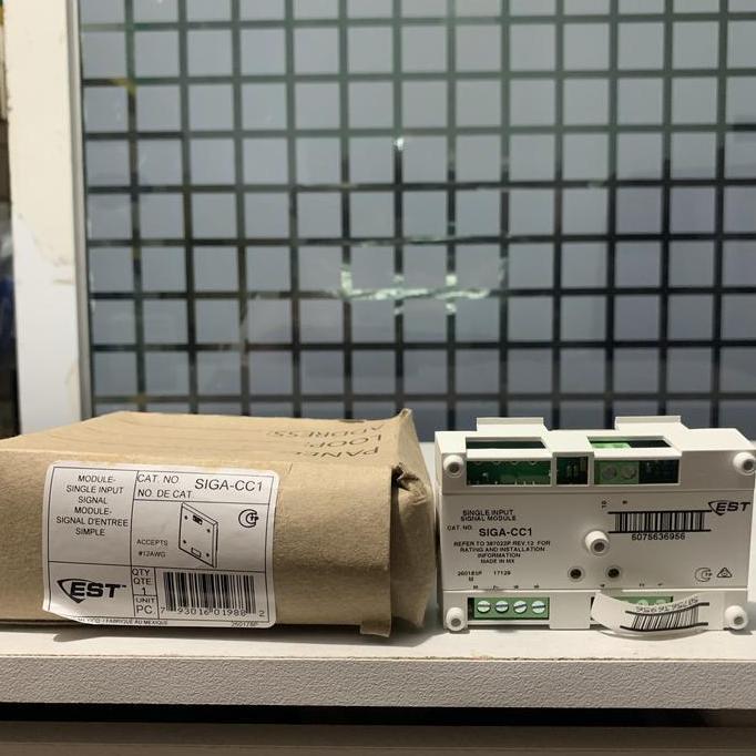 MODUL EDWARDS SIGA-CC1 SINGLE INPUT SIGNAL MODULE EST ORIGINAL DAN TERPERCAYA