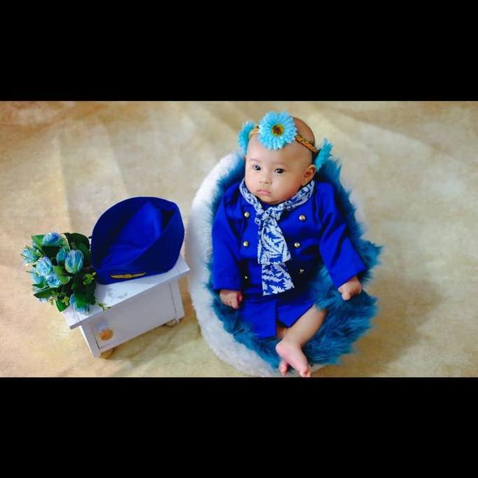 BEST SELLER KOSTUM ANAK PEREMPUAN MODEL PRAMUGARI | KOSTUM SERAGAM PRAMUGARI