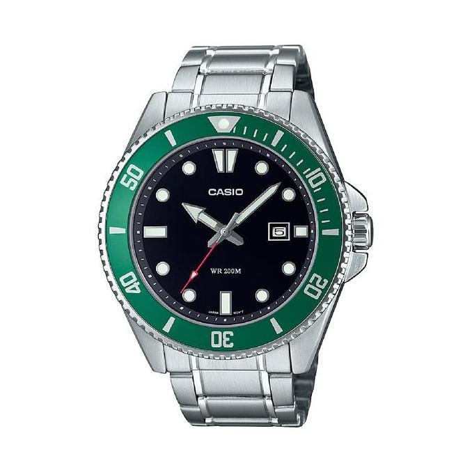 Casio Jam Tangan Analog Pria Original Mdv-107D-3Avdf