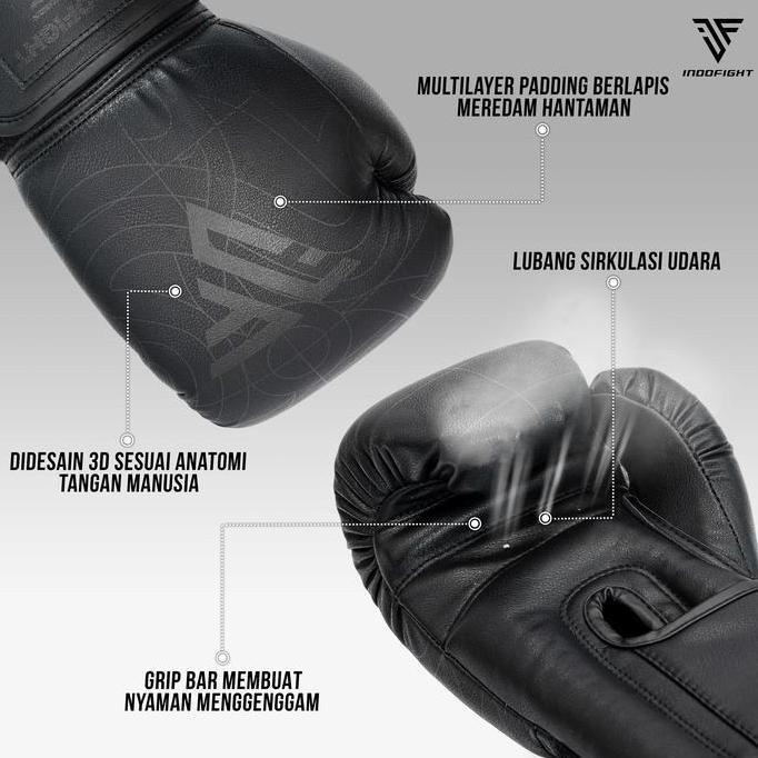 Glove Muaythai Pretorian, Glove Boxing, Sarung Tangan Muaythai Wushu