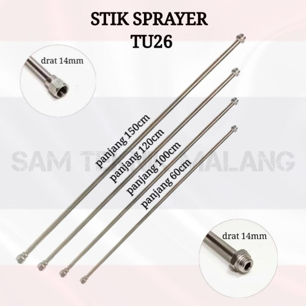 Bisa Cod Stik Sprayer Tu26 Panjang 120Cm 150Cm / Stik Sprayer Mesin / Stik Tangki Semprot / Stik Spr