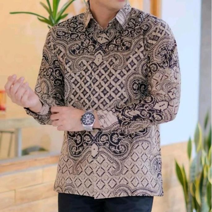 DISKON KEMEJA BATIK MEWAH PRIA TERBARU LENGAN PANJANG PENDEK SATRIO LUHUR KEMEJA BATIK PRIA KEKINIAN