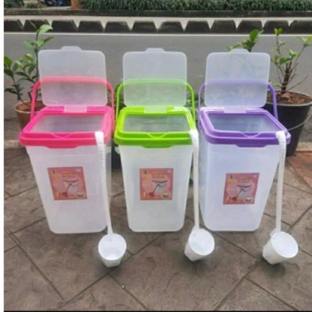 tempat es buah / aquarium es buah ukuran 15Liter - 25 liter + gayung / box es / tempat es kelapa